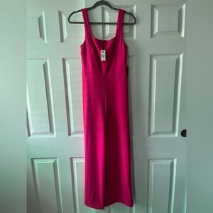 NWT Express Sleeveless Hot Pink Jumpsuit